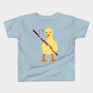 Bassoon Duck Kids T-Shirt